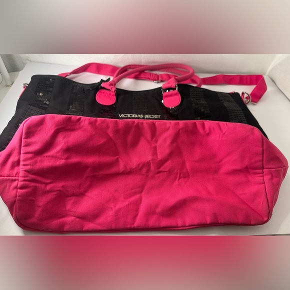 Victorias Secret Sequins 2013 Black Friday Weekender Duffle Bag Tote - Picture 4 of 12